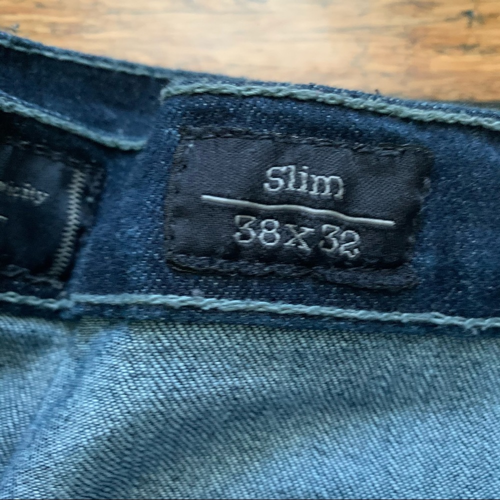 Two pairs of Men’s PD&C  Dark Wash Slim Blue jeans - Picture 4 of 10